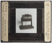 Civil War Magic Lantern Slide -- The All Powerful Draft Wheel